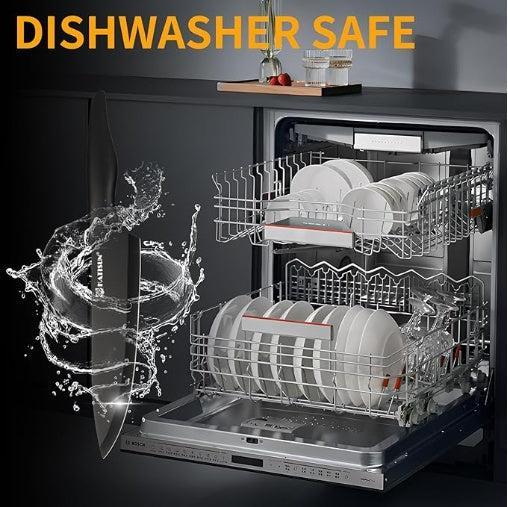 16-Piece German Knife Set with Block & Cutting Board – Sharpener With 6 Steak Knives-1-ZCA-Home-Tech-Supply