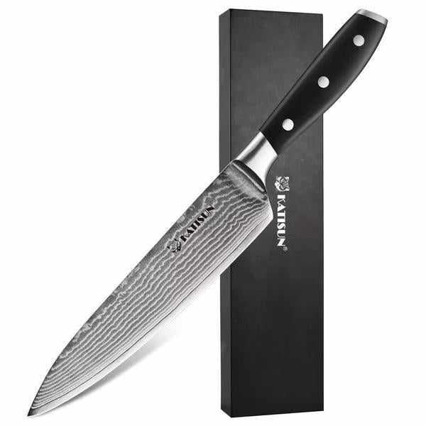 8” Premium 67-Layer Damascus Chef/Sashimi Knife – ABS Handle, Gift Box-ZCA Electronic & Home Supply-ZCA-Home-Tech-Supply