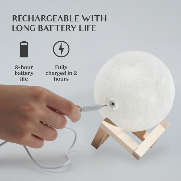 Moon Lamp Night Light with Remote and Dock Stand-1-ZCA-Home-Tech-Supply