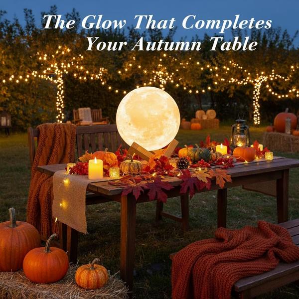 Moon Lamp Night Light with Remote and Dock Stand-1-ZCA-Home-Tech-Supply