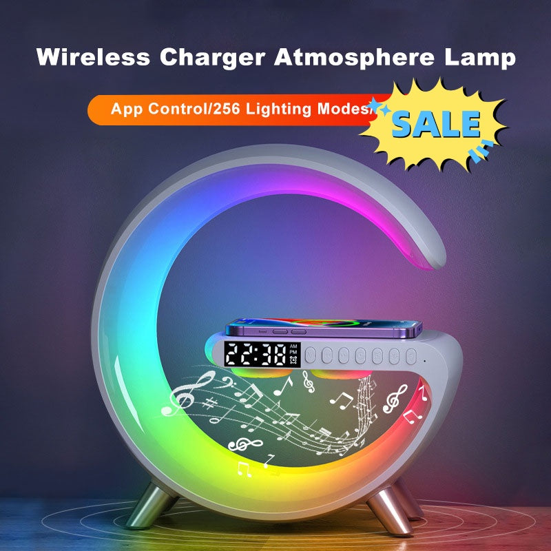 Mood-Boosting G Lamp - App Control, Speaker, Charger, Glow